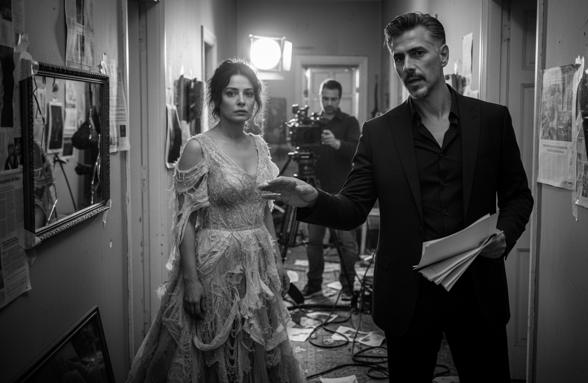 أنمار السيد في موقع تصوير احترافي يعكس خبرته في الإخراج.